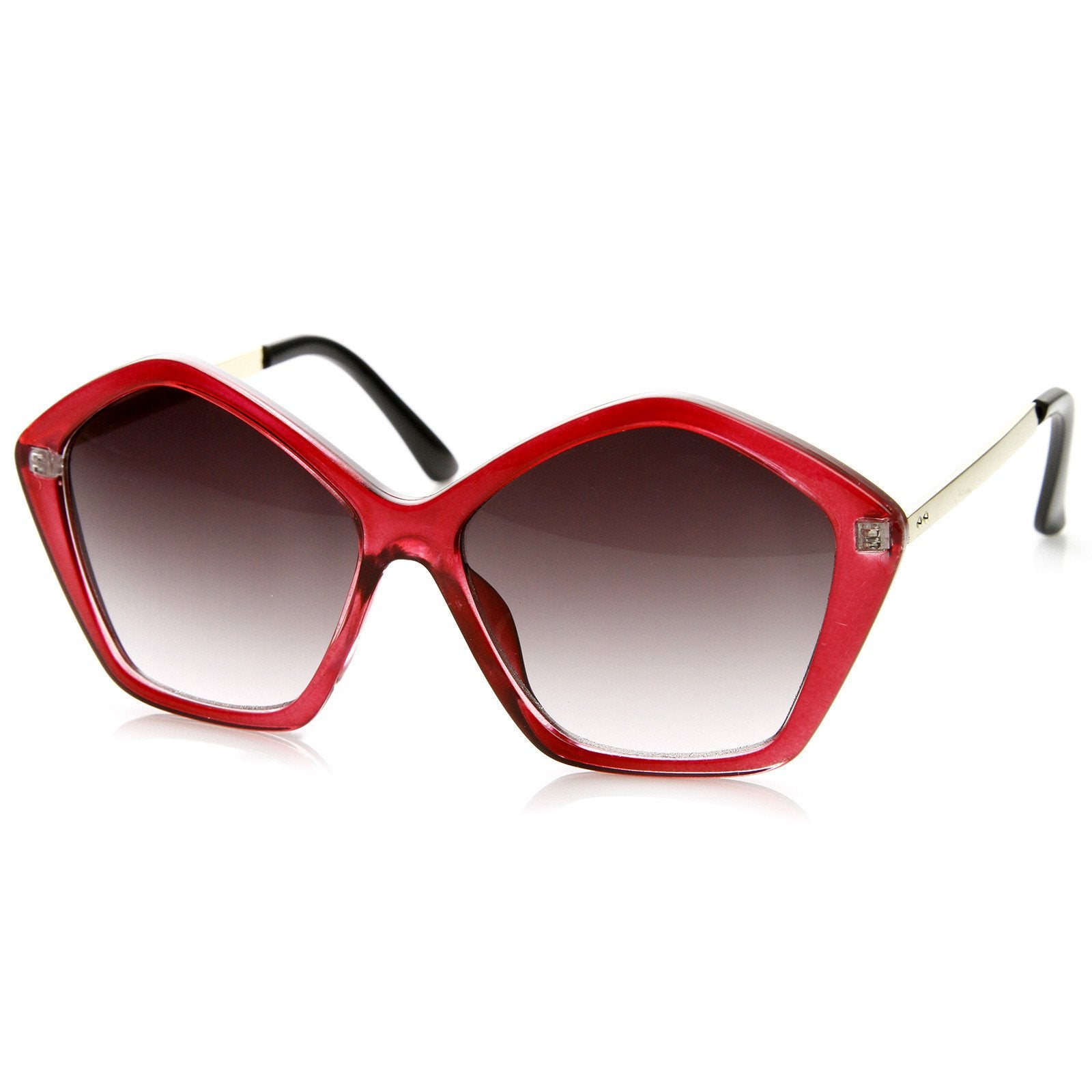 Retro Women's Sunglasses Fashion Geometric Shape Frame