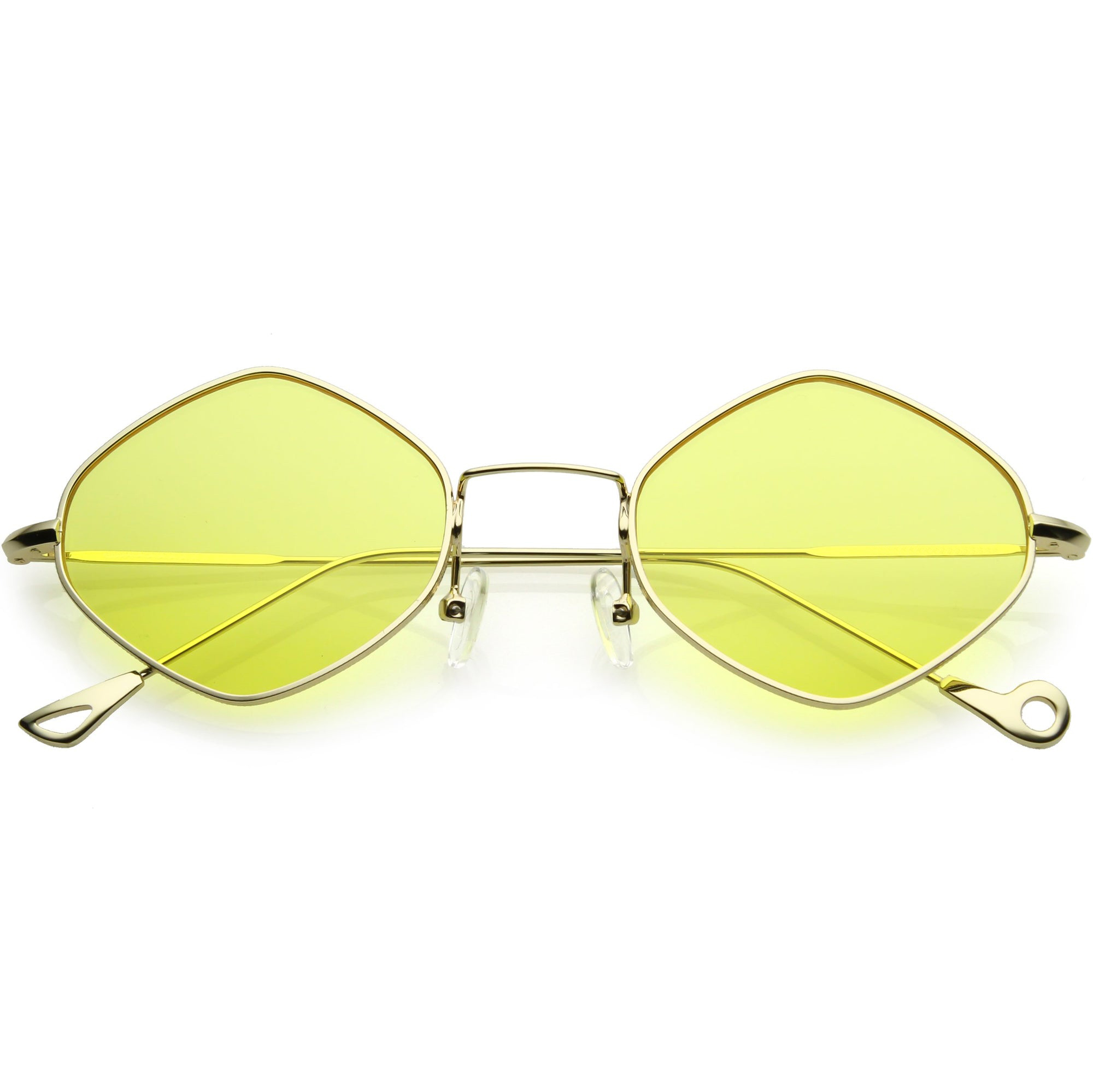 Premium Trending Retro 1990's Diamond Color Tone Lens Sunglasses